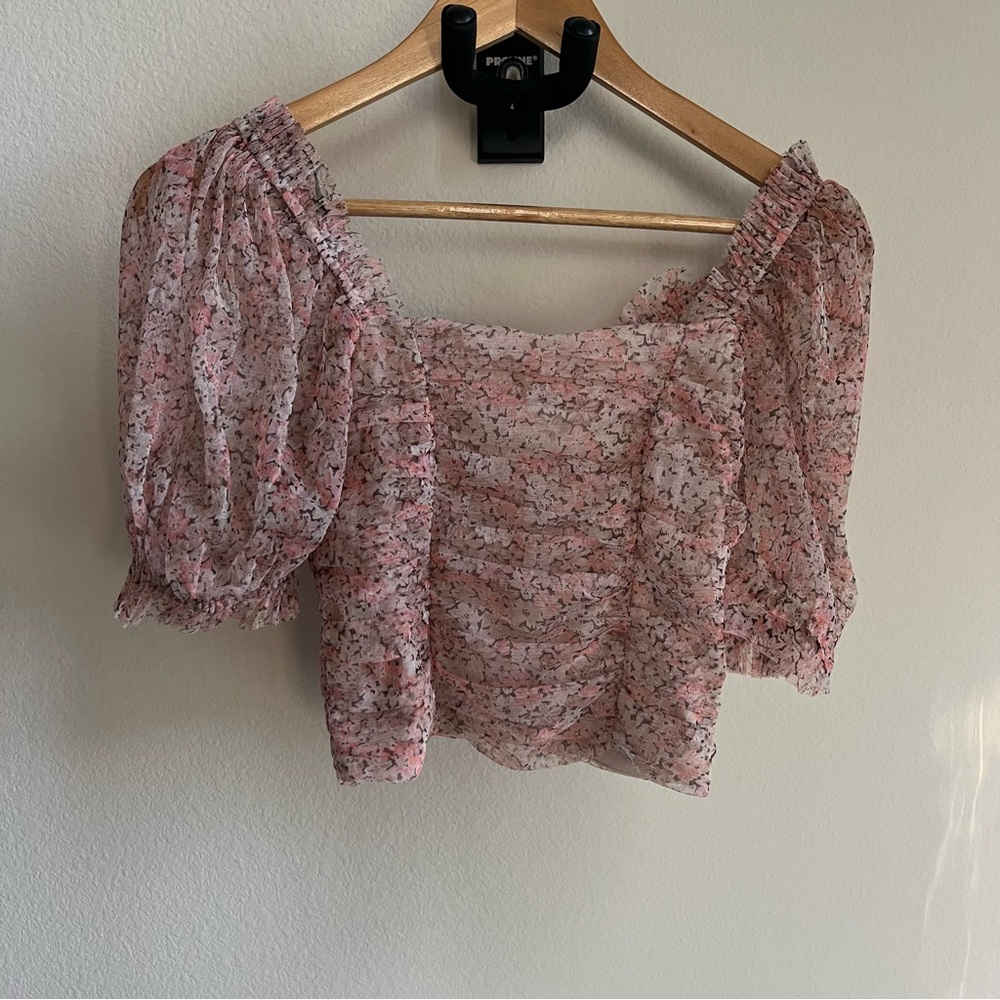 Pink Crop Top